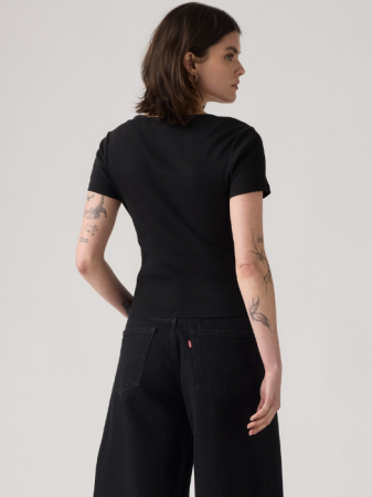 FEMEI - Levi's Tricou Negru Slim Femei
