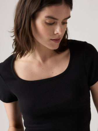 FEMEI - Levi's Tricou Negru Slim Femei