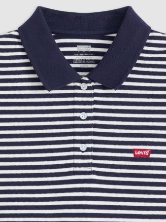 FEMEI - Levi's Tricou Polo Alb/Navy Regular Femei