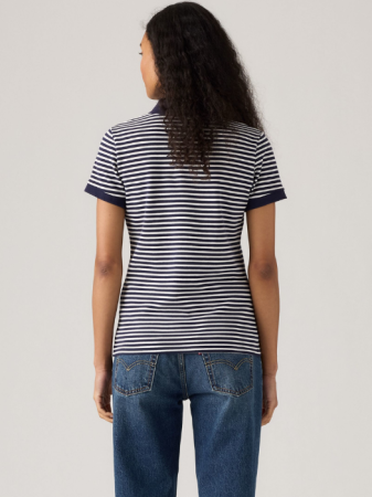 FEMEI - Levi's Tricou Polo Alb/Navy Regular Femei
