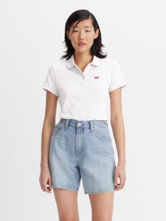 FEMEI - Levi's Tricou Polo Alb Regular Femei