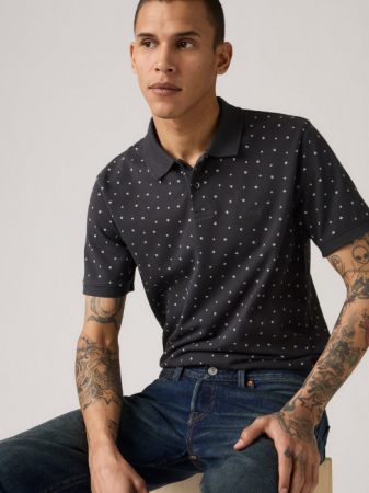 BARBATI - Levi's Tricou Polo Gri Inchis Slim Barbati