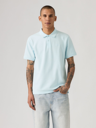 МУЖЧИНЫ - Levi's Мужская Футболка-Поло Светло-Синяя Regular