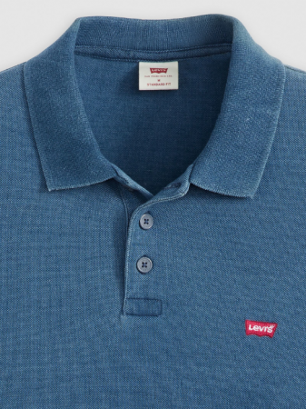 Футболки и Поло - Levi's Мужская Футболка-Поло Темно-Синяя Regular