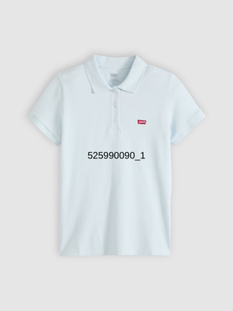 IMBRACAMINTE - Levi's Tricou Polo Albastru Deschis Regular Femei