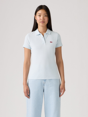 IMBRACAMINTE - Levi's Tricou Polo Albastru Deschis Regular Femei
