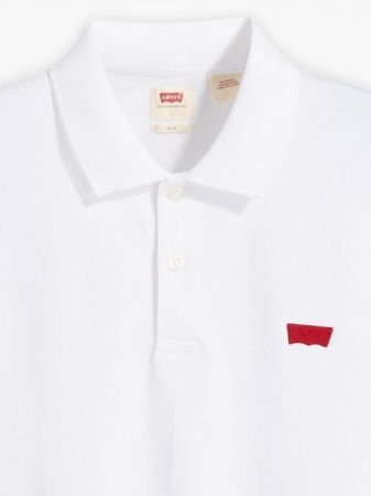 Levi's Мужское Поло С Длинным Рукавом белое Relaxed [4]