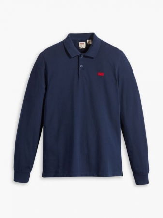 Levi's Tricou Polo Cu Maneca Lunga Navy Regular Barbati [5]