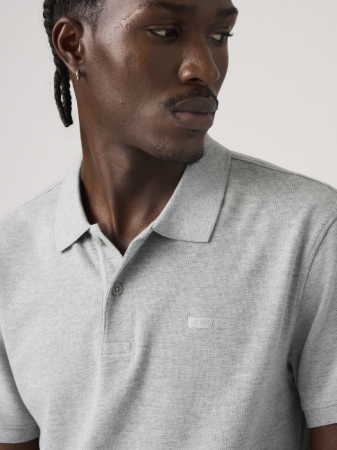 IMBRACAMINTE - Levi's Tricou Polo Gri Inchis Regular Barbati