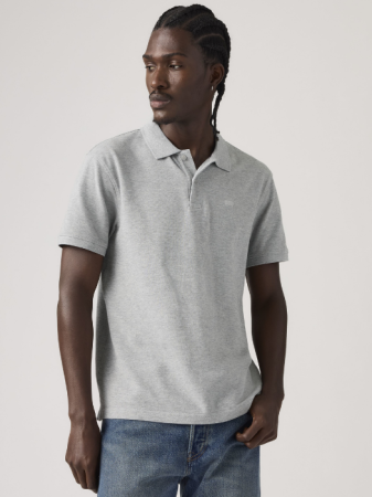 IMBRACAMINTE - Levi's Tricou Polo Gri Inchis Regular Barbati