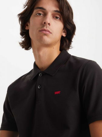 BARBATI - Levi's Tricou Polo Negru Slim Barbati