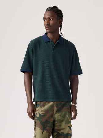 IMBRACAMINTE - Levi's Tricou Polo Verde Regular Barbati