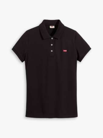 FEMEI - Levi's Tricou Polo Negru Regular Femei