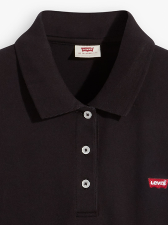 FEMEI - Levi's Tricou Polo Negru Regular Femei