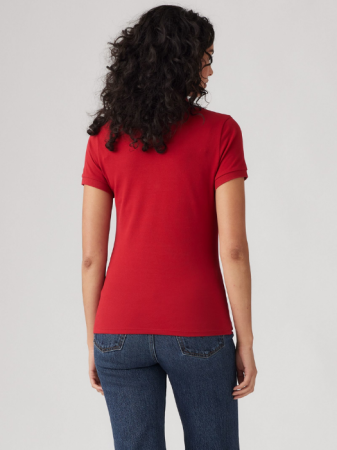 FEMEI - Levi's Tricou Polo Rosu Regular Femei