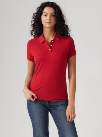 FEMEI - Levi's Tricou Polo Rosu Regular Femei