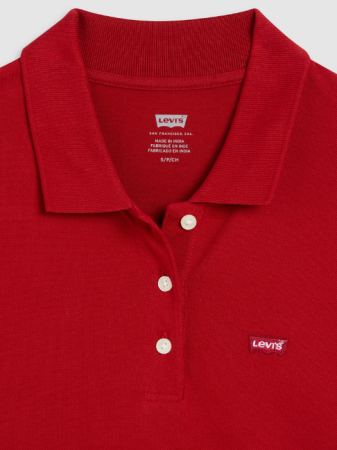 FEMEI - Levi's Tricou Polo Rosu Regular Femei