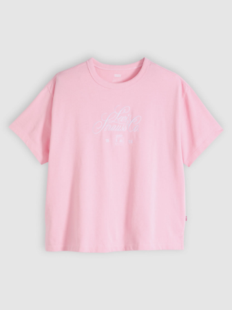 ЖЕНЩИНЫ - Levi's Женская Футболка Светло-Розовая Relaxed