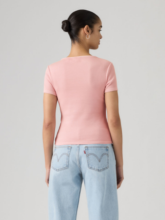 ЖЕНЩИНЫ - Levi's Женская Футболка Розовая Slim