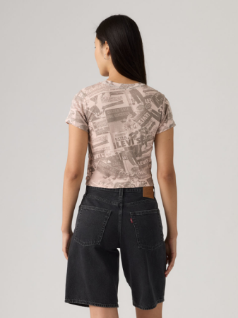 ЖЕНЩИНЫ - Levi's Женская Футболка Розовая Slim