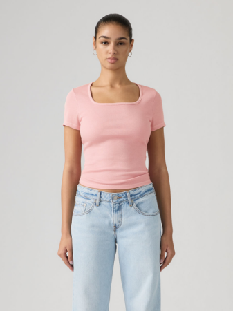 ЖЕНЩИНЫ - Levi's Женская Футболка Розовая Slim