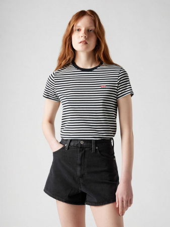 Футболки и Топы - Levi's Женская Футболка Чёрная Regular