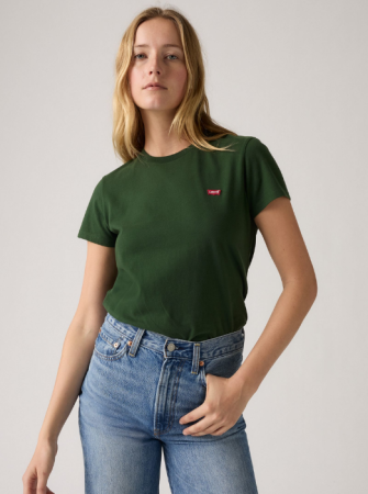 Tricouri si Topuri - Levi's Tricou Verde Regular Femei