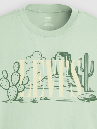 BARBATI - Levi's Tricou Verde Relaxed Barbati