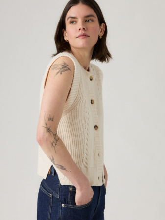 Veste - Levi's Vesta Crem Regular Femei