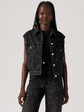 ОДЕЖДА - Levi's Женский Жилет Тёмно-Серый Regular