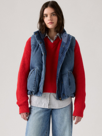 Veste - Levi's Vesta Albastra Regular Femei