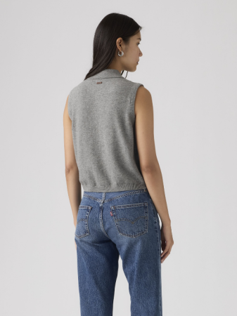 FEMEI - Levi's Vesta Gri Inchis Slim Femei