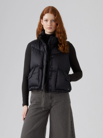 Veste - Levi's Vesta Neagra Regular Femei