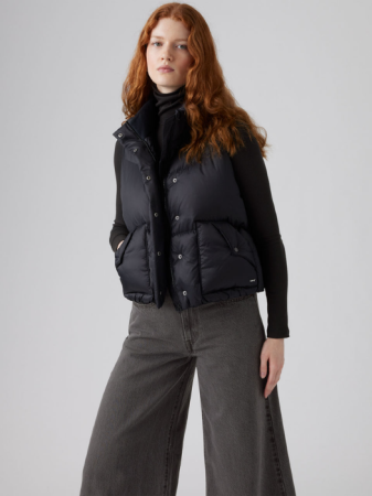 Veste - Levi's Vesta Neagra Regular Femei