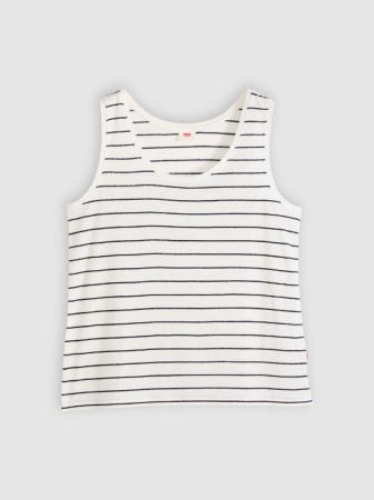 FEMEI - Maiou Alb/Negru Regular Femei