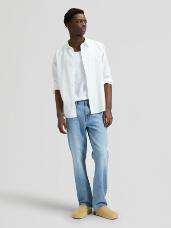 BARBATI - Maiou Alb Slim Barbati