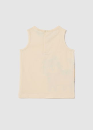 Tricouri si Polo - Maiou Ecru Baieti 9-36 Luni