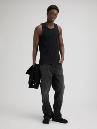 BARBATI - Maiou Negru Slim Barbati