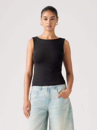 FEMEI - Maiou Negru Slim Femei