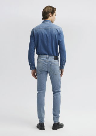 Mavi Blugi Albastri Deschisi KVNC Skinny Barbati [3]