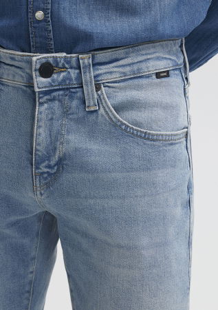 Mavi Blugi Albastri Deschisi KVNC Skinny Barbati [7]