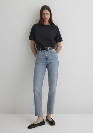 FEMEI - Mavi Blugi Albastri Deschisi Star Mom Femei