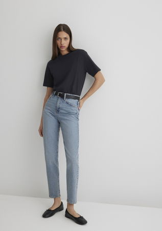 FEMEI - Mavi Blugi Albastri Deschisi Star Mom Femei