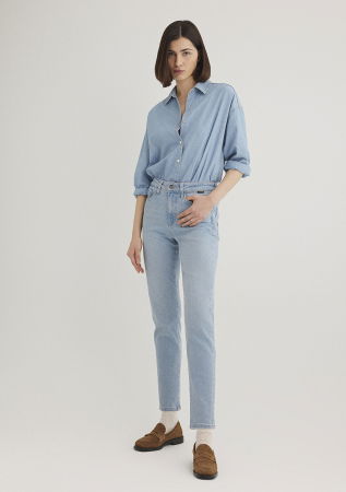 Boyfriend - Mavi Blugi Albastri Deschisi Cindy Mom Femei
