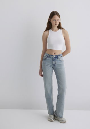 ЖЕНЩИНЫ - Mavi Женские Джинсы Синие Straight