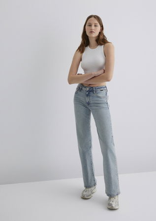 ЖЕНЩИНЫ - Mavi Женские Джинсы Синие Straight