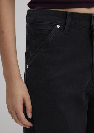 Mavi Blugi Gri Inchis Kimberly Wide Leg Femei [7]