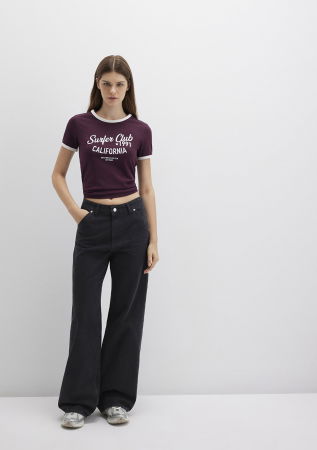 Mavi Blugi Gri Inchis Kimberly Wide Leg Femei [2]