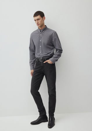 JEANS - Mavi Blugi Gri Inchis London Tapered Barbati