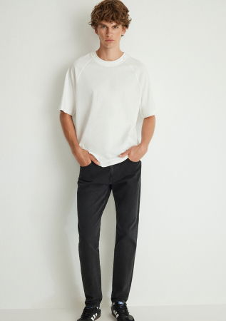 JEANS - Mavi Blugi Gri Inchis Milan Slim Tapered Barbati